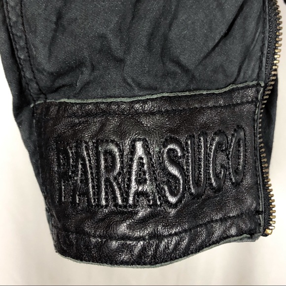 Parasuco Leather Moto Jacket Sz Large - Picture 3 of 8